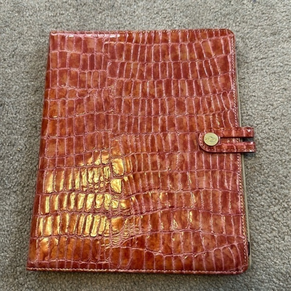 ABAS Leather IPad Case EUC
